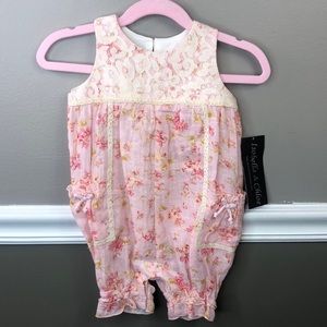 Isabella & Chloe 12M Floral Romper